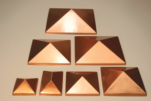 For 7 x 7 cm Post Post Caps Post Ball 71x71mm Post Cover Copper 